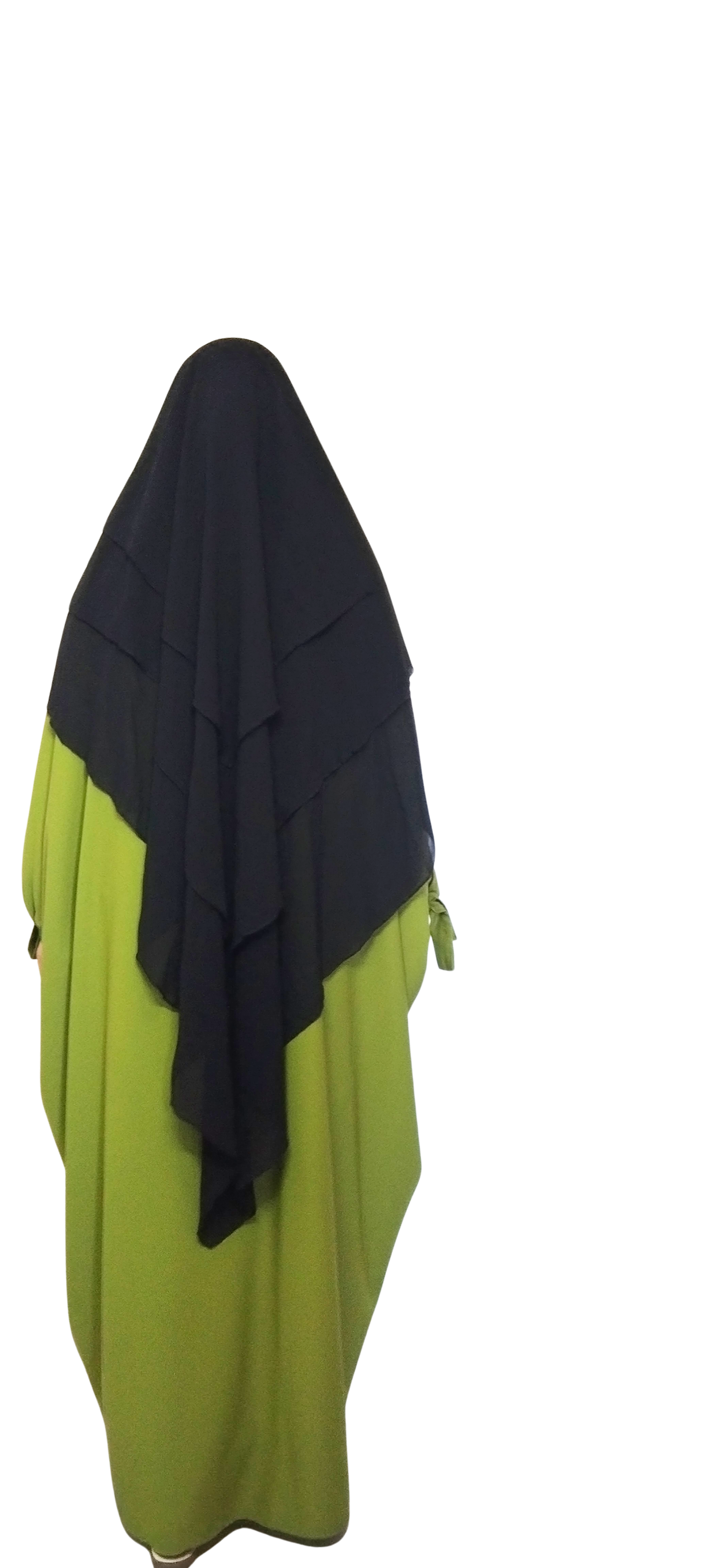 khimar Trois Volants en Mousseline